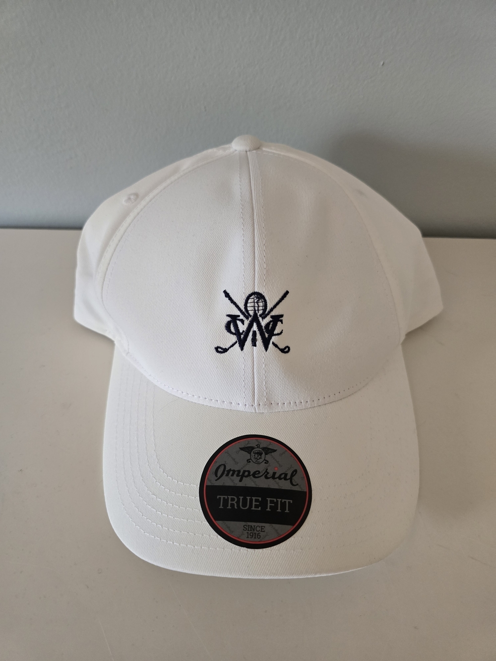 Imperial White Adjustable Cap